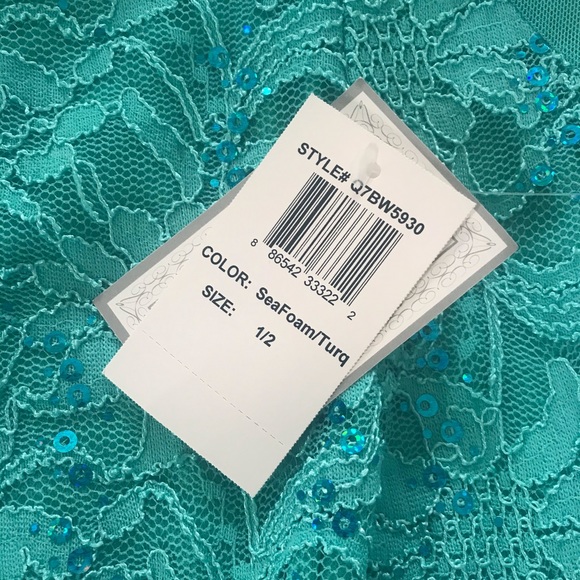 NWT Teal cocktail/party dress 👗 - Picture 4 of 4